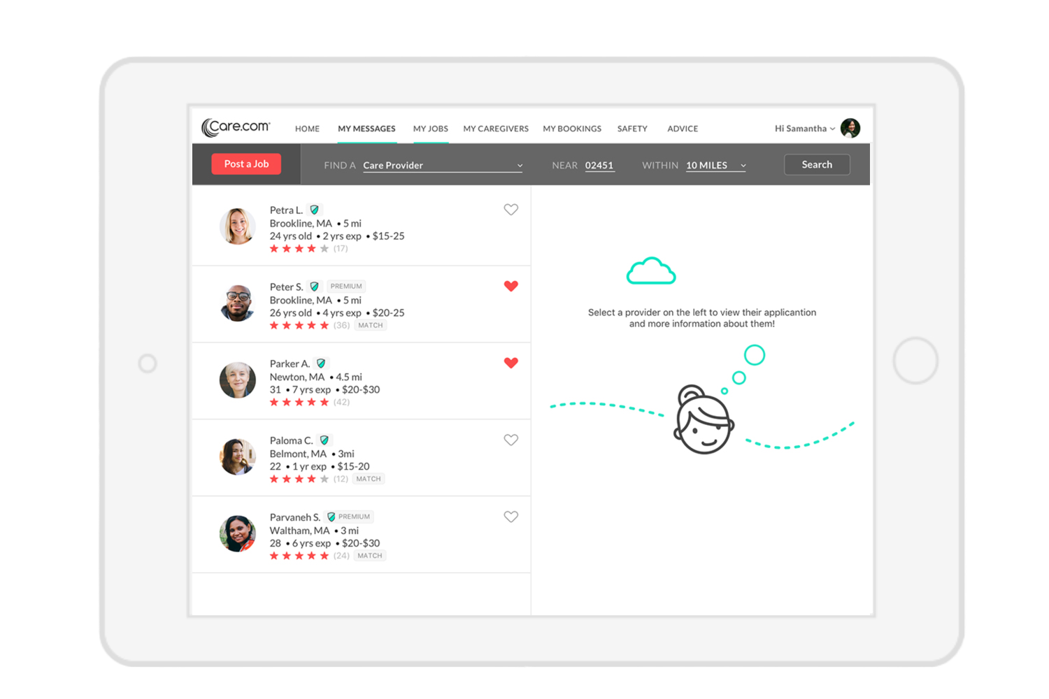 Care nanny marketplace