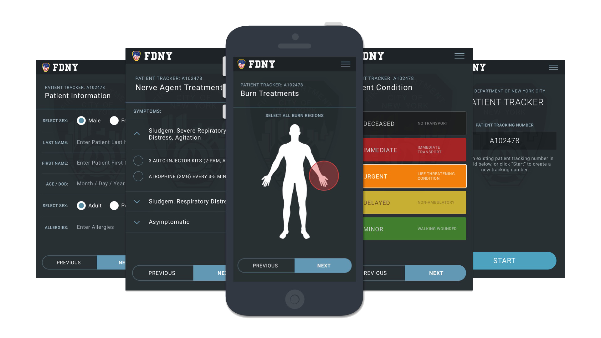 FDNY Patient Tracker / Assess