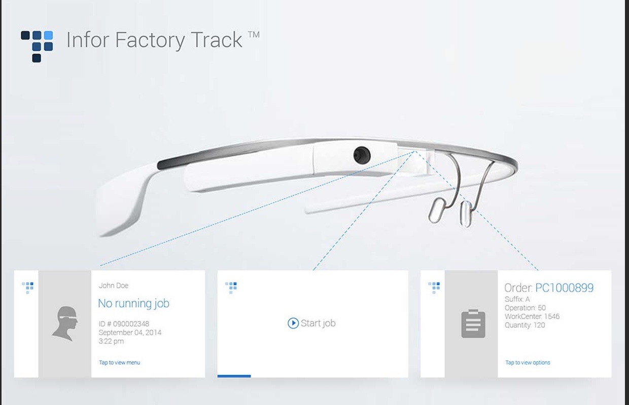 Factory Track meets Google Glass